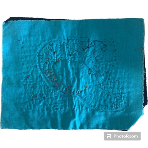 Vintage Parrot Mola Hand Made in Panama - Picture 4 of 4